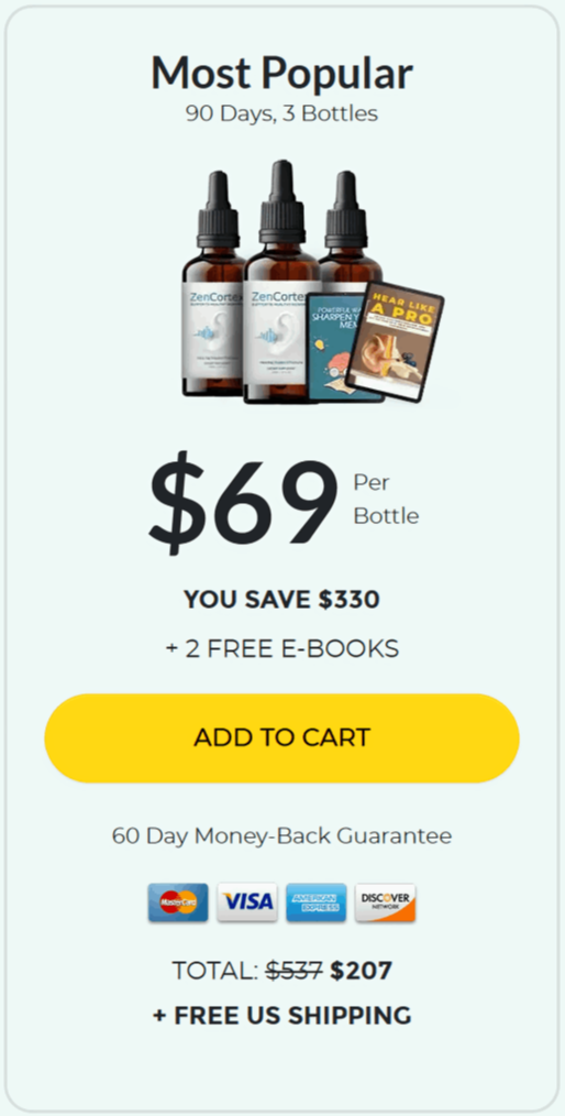 ZenCortex offer price